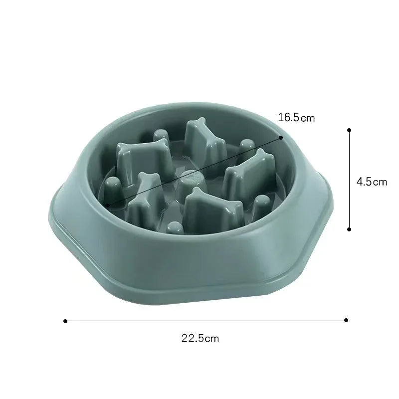 Pet Slow Food Bowl , Anti-choking Thickened and Non-slip