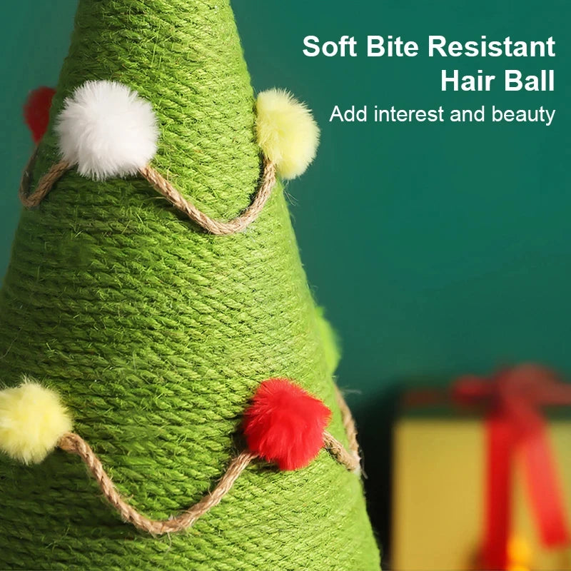 Christmas tree cat climbing rack