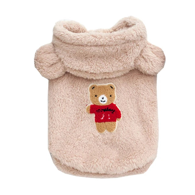 Fleece Pet Hoodie Winter