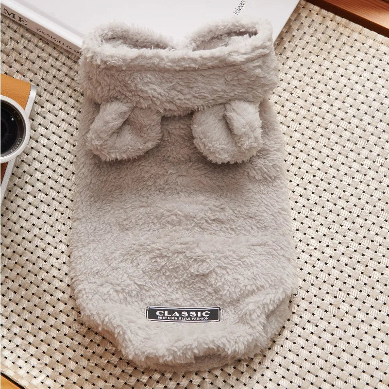 Fleece Pet Hoodie Winter