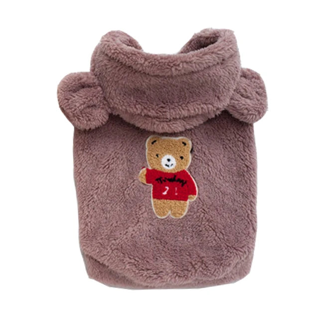 Fleece Pet Hoodie Winter