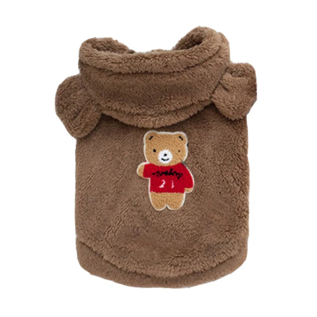 Fleece Pet Hoodie Winter
